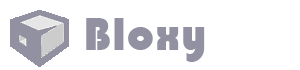BloxyBox logo footer